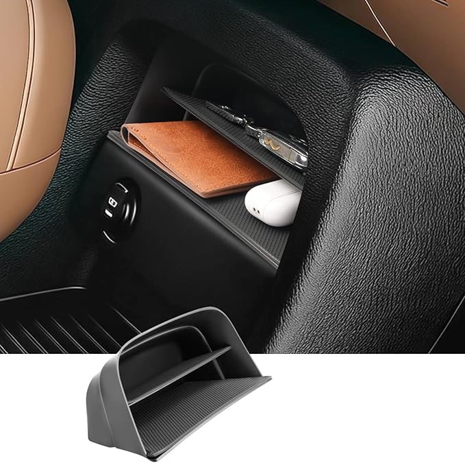 2026 Palisade Center Console Organizer (Lower Front) for Hyundai Palisade (SE/SEL Convenience/SEL Premium/Limited/XRT Pro/Calligraphy), Durable ABS Plastic Tray Insert 2026 Palisade Accessories
