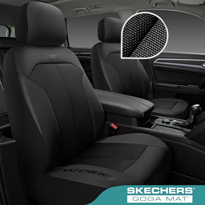Skechers Car Seat Covers,GOGA Mat Oxford Cloth Seat Covers,Waterproof Car Seat Covers Full Sets,Automotive Universal Fit Seat