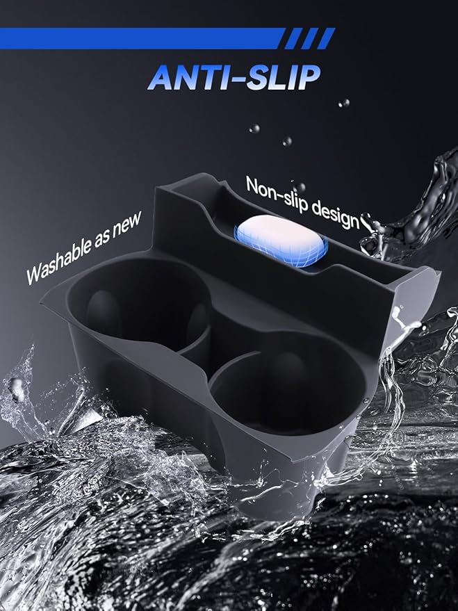 for Model 3 Center Console Organizer Armrest Tray Middle Storage Box Insert Container Durable ABS Plastic Accessories 2024 2025