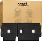 LASFIT Premium Extra Thick Rear Seat Back Covers for Toyota 4Runner 2025 2026 Seat Back Cover | TPE Custom Fit Waterproof 4 Runner 5/7 Seater Second Row Back Seat Backrest Protector Mat Liner