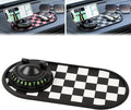 Mobile Phone Bracket Anti-Slip Mat,Multifunction Car Dashboard Mat with Temporary Parking Number,Universal Fit Anti-Slip Mat,