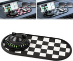 Mobile Phone Bracket Anti-Slip Mat,Multifunction Car Dashboard Mat with Temporary Parking Number,Universal Fit Anti-Slip Mat,