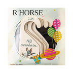 R HORSE Wooden Baby Closet Dividers - 8Pcs Mallard Duck Baby Closet Organizer Double-Sided Newborn Clothes Size Hanger Divide