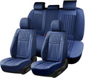 Coverado Car Seat Covers Full Set, Seat Covers for Cars, Car Seat Cover, Car Seat Protector, Leather Car Seat Cushion, Waterp