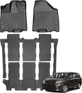 Floor Mats for 2013-2020 Toyota Sienna(NOT Limited & Premium), 3 Row Liner Set Custom Fit All Weather Mats for Sienna, Waterproof Anti-Slip Floor Mats for Toyota 7 Passenger Front & 2nd 3rd Row Mat