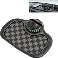 Multifunctional Car Anti-Slip Mat,Car Dashboard Mat,360° Rotatable Phone Holder Dashboard Pad with Temporary Parking Number,C