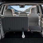 2nd Backrest Mat for 2018-2025 2026 Volkswagen VW Atlas (Not for Cross Sport)-All Weather TPE Seat Back Cover Protection Kick Mats for 2025 VW Atlas SE SEL Peak Edition Accessories-7 Seats