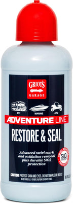 Griot's Garage Restore and Seal, Auto Detailing and Polishing for RVs, Campers, Boats, ATVs, Motorcycles, Works on Paint, Chrome, Steel and More, 10826, 16oz