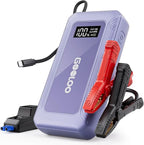 GOOLOO G7 3000A Jump Starter with Built-in Cable,Portable Power Bank for 45W Fast Charging,12V SuperSafe Lithium Jump Box,