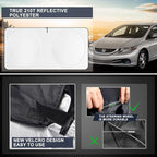 Sunshade for Honda CRV 2017-2022 Sun Shade Fit HR-V CR-V LX EX EX-L, Sport Hybrid, Sport Touring Hybrid SUV Accessories Front Window Shield Sun Visor Protector Foldable Windshield Cover Block UV Rays