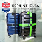 Untethered Ultimate Travel Set: 4 Premium Luggage Straps and 4 Silicone Tags - Secure & Identify Your Bags with Ease (Black +