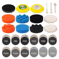 145pcs 3 inch Sandpaper Polishing Kit for Headlight Restoration, 60 to 10000 Grit Wet Dry Sanding Dicsc with Drill Buffing Pa