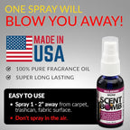 Scent Bomb Air Freshener Spray, Long-Lasting Odor Eliminator - Effective Deodorizer for Home & Car, Fresh Room Spray for Kitc