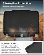 KIWI MASTER Cargo Mat for 2017-2022 Honda CR-V (Tray in Lower Position), Custom Fit All Weather Rear Cargo Liner, Heavy Duty TPE Tray Trunk Mat, Black