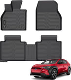 All Weather Floor Mats Fit for Subaru Solterra 2026 2025 2024 2023 Toyota bZ4X 2025 2024 TPE Rubber Liners Accessories All Season Guard Odorless Anti-Slip Floor Mats
