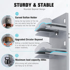 Hat Organizer for Baseball Caps 2Pack, Hat Rack for Wall with Strong Adhesive Hold up to 20 Hats, Hat Hanger Holder Display f