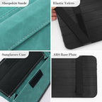 Sun Visor Organizer, Multi-Pocket Auto Visor Organizer for Car, SUV and Truck, Card Holder Glasses Holder for Car Interior Accessories Car Organizers And Storage, Blue