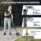 Snow Ice Scraper, 60" Long Handle Heavy Duty Garden Flat Shovel, Multifunctional Cleaning Shovel, Floor Scrapers Stainless Steel Garden Tools Weed Scraper for Weeding,Scraping,Ice Removal,Lawn Edging