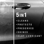 5-in-1 Complete Detailer Spray with Towel by Nu Finish, Preserves and Protects Car Detailing, Includes 1 Microfiber Towel, 22 Oz Spray
