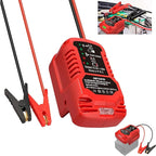 Battery Jump Starter Adapter for Milwaukee M-18 18V, Automotive Car Battery Booster Jumper Cables with Adapter Power for Car Jump Starting Using Tool (No Battery)