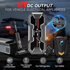 Car Battery Jump Starter Portable, 2000A Jump Starter Battery Pack for 8.0L Gasoline and 6.0L Diesel Engines, 12V Jump Box