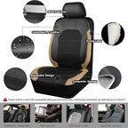 CAR PASS Leather seat Covers,Automotive Universal Sport car seat Cover Super 5mm Composite Sponge Inside,Airbag Compatible fi
