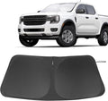 Front Windshield Sun Shade Foldable Front Window Sun Shield Visor Custom Fit for 2019-2024 Fo-rd Ranger Block UV Rays Car Accessories Heat Keep Car Cooler