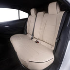 HKZ Fit RAV4 Car Seat Cover Set for 2013 2014 2015 2016 2017 2018 Toyota RAV4 Limited XLE SE Platinum Adventure-Leather(Beige