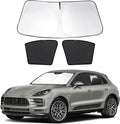 3PCS Car Window Shades Front Windshield Sun Shade Foldable Window Shade Custom Fit for 2014-2019 Porsche Ma-can Accessories Car Shades for Front Windows Anti-UV Rays Block Heat