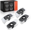 A-Premium 4-PC Front Inner and Outer Parking Assist Sensor Retainer Bezels Compatible with Toyota Models - Tundra 2022-2024, 