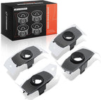 A-Premium 4-PC Front Inner and Outer Parking Assist Sensor Retainer Bezels Compatible with Toyota Models - Tundra 2022-2024, 