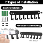 2 Pack Key Holder Wall Mount, Key Holder for Wall,Key Wall Holder, Key Hooks Hanging Keys, Key Hanger Wall Mount with 8 Hooks