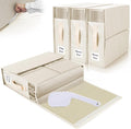 ALCOVA 4 Pack Bed Sheet Organizers and Storage with 1 Bed Sheet Tucker