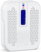 Rechargeable Small Dehumidifier, Portable Mini Dehumidifier for Bathroom, Highly Efficient Dehumidification, Energy Saving,