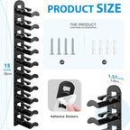 4 Pack Hat Organizer Hat Hook for Wall,Hold up to 40 Hats,Hat Holder with Strong Adhesive and Screws,Cap Holder Hat Hangers f