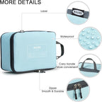 G4Free 6 Set Compression Packing Cubes, 3 sizes Travel Packing Organizers for Suitcases, Expandable Luggage Suitcase Storage 