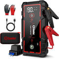 Jump Starter, 5000A Car Battery Jumper Starter Portable, Jump Box Battery Booster with 3 Modes Flashlight, Jumper Cables