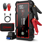 Jump Starter, 5000A Car Battery Jumper Starter Portable, Jump Box Battery Booster with 3 Modes Flashlight, Jumper Cables