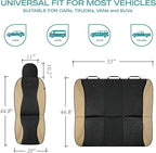 Skechers Car Seat Covers,Leather Seat Covers with GOGA Mat Technology,Waterproof Car Seat Covers Front Seats,Airbag Compatibl