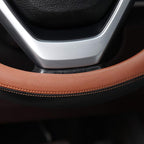 Valleycomfy Microfiber Leather Steering Wheel Cover Large-Size for F150 F250 F350 Ram 4Runner Tacoma Tundra Range Rover Model