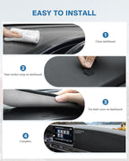 FIILINES Dash Cover for Honda HR-V 2023-2026 HRV, Dashboard Mat HRV Accessories Mesh Dash Mat Sunshade Nonslip Protector No G