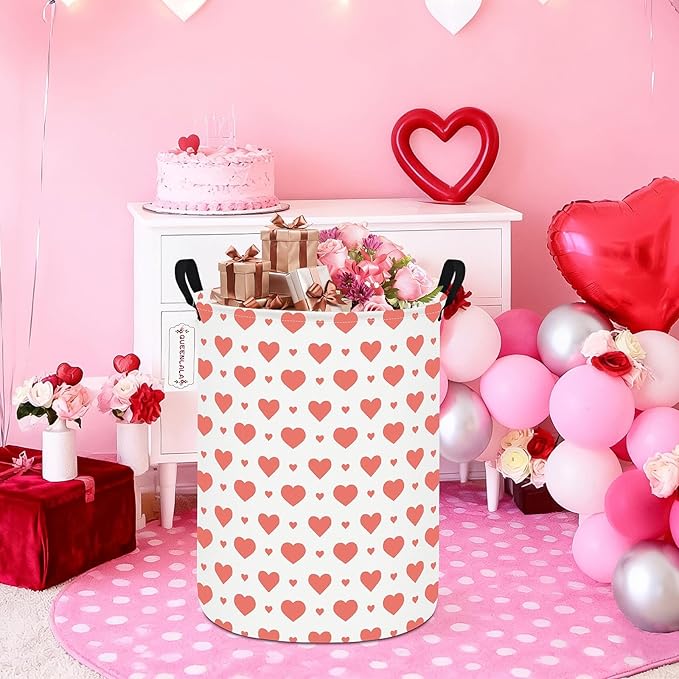 QUEENLALA Large Storage Basket,Laundry Hamper/Bathroom/Home Decor/Collapsible Round Storage Bin,Boys and Girls Hamper/Boxes/C