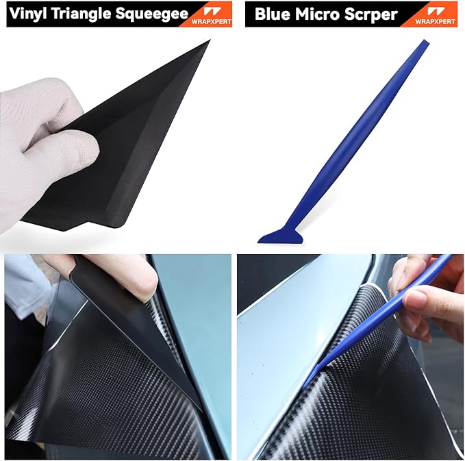 WRAPXPERT Window Tint Kit for Car Tint Tools Windshield Back Window Tinting Tools with Bulldozer Squeegee Scrubber Paddle, Film Cutter, Blade Scraper for Car Wrapping, Vinyl Film Installation