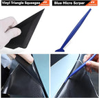 WRAPXPERT Window Tint Kit for Car Tint Tools Windshield Back Window Tinting Tools with Bulldozer Squeegee Scrubber Paddle, Film Cutter, Blade Scraper for Car Wrapping, Vinyl Film Installation