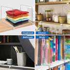 Acrylic Shelf Dividers for Closet Organization 18PCS Closet Shelf Divider Closet Dividers for Shelves Shelf Organizer for Clo