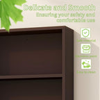 Medicine Cabinet, Wooden Bathroom Wall Cabinet with 2 Doors, Adjustable Shelves & Towel Bar, Over Toilet Storage Cabinet Wall