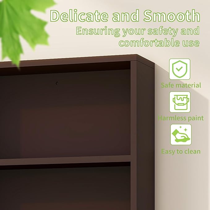 Medicine Cabinet, Wooden Bathroom Wall Cabinet with 2 Doors, Adjustable Shelves & Towel Bar, Over Toilet Storage Cabinet Wall