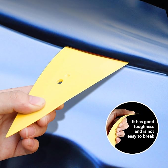 Car Window Tint Application Tools Kit, 43PCS Vehicles Glass Protective Wrapping Installation Set with Squeegees Cutting Knife & Blades, Auto Film Scrapers Accessories, Universal Fit (43PCS)