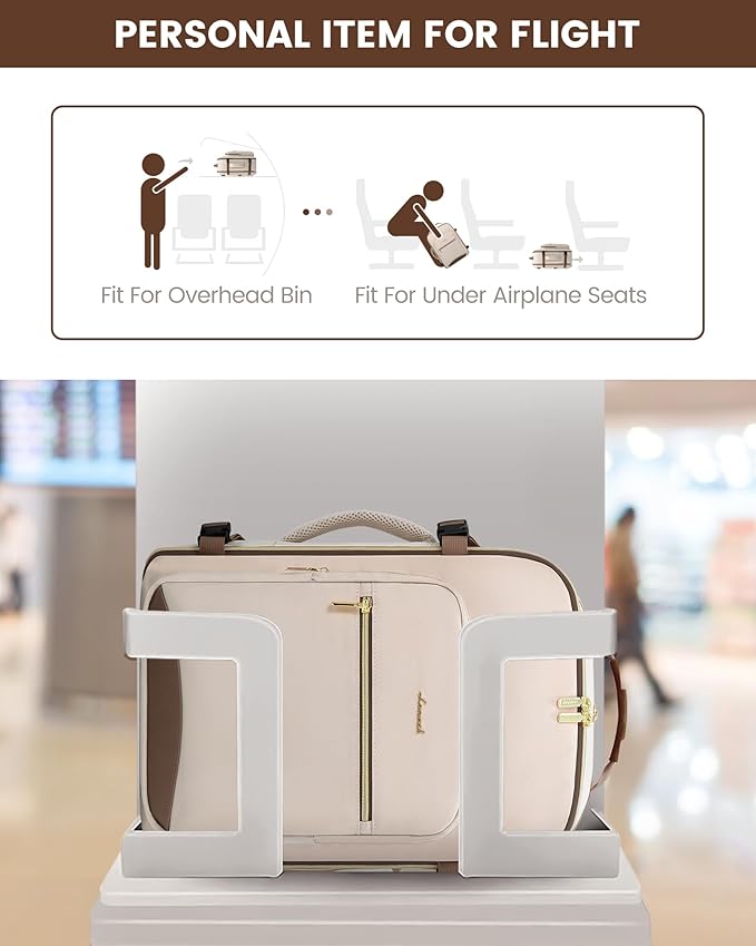 LOVEVOOK Travel Backpack for Women & Men 40L,Airline Approved Carry On Backpack Travel Essentials,TSA Carry on Luggage,Waterp