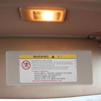 Car Visor Cover Replacement for Rearview Mirror Sun Visor Vanity Mirror Anti-Glare Interior Accessory for Envision
